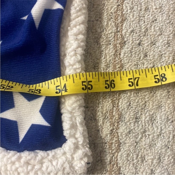 - 🇺🇸 American Flag fleece blanket - Picture 7 of 8